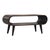 Modern Walnut-Finish Mango Wood Scandinavian Coffee Table For Sale - Image 3 of 8
