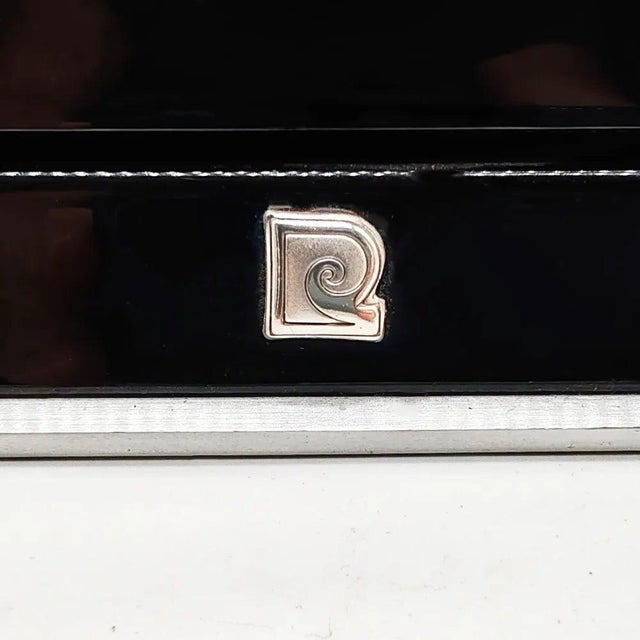 Black Pyramide Table Clock by Gianfranco Ferrè, Italy, 1970s For Sale - Image 9 of 10