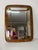 1950s Large Art Deco Wall Mirror with Stained Glass Inserts, 1950 For Sale - Image 5 of 10
