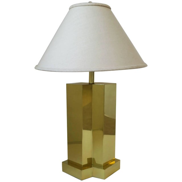 Modern Brass Desk or Table Lamp, Circa 1970s For Sale - Image 13 of 13