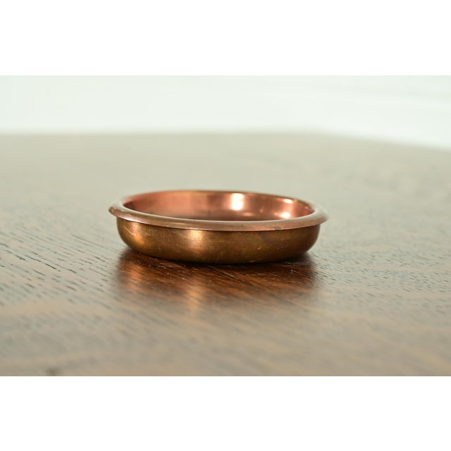 Heintz Art Metal Shop Heintz Arts & Crafts Bronze Ashtray or Catchall For Sale - Image 4 of 9