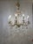 Vintage Brass + Crystal Chandelier For Sale - Image 14 of 14