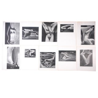 Vintage Mid Century Modernist Photography-Surreal Female Nudes by Andre Kertesz-Set of 10 For Sale