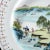 Chinese Porcelain Polychrome Cabinet Plate With Landscape Qing/Republic Period For Sale - Image 4 of 6
