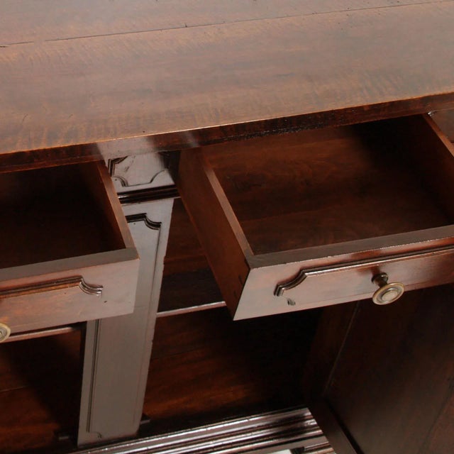 Vintage Tuscan Renaissance Walnut Cupboard by Dini & Puccini, 1928 For Sale - Image 4 of 9