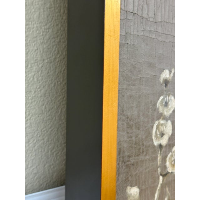 Wood Custom Hand Painted Panels, Pair For Sale - Image 7 of 12