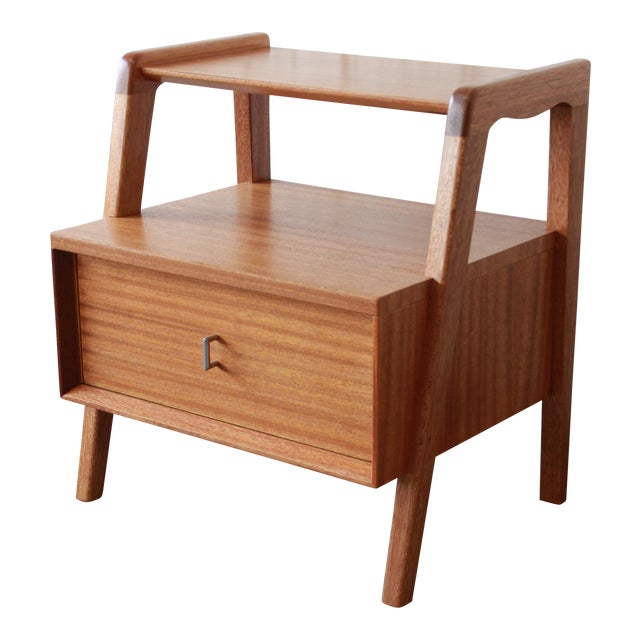 Paul Laszlo for Brown Saltman Mahogany Nightstand or Side Table Chairish