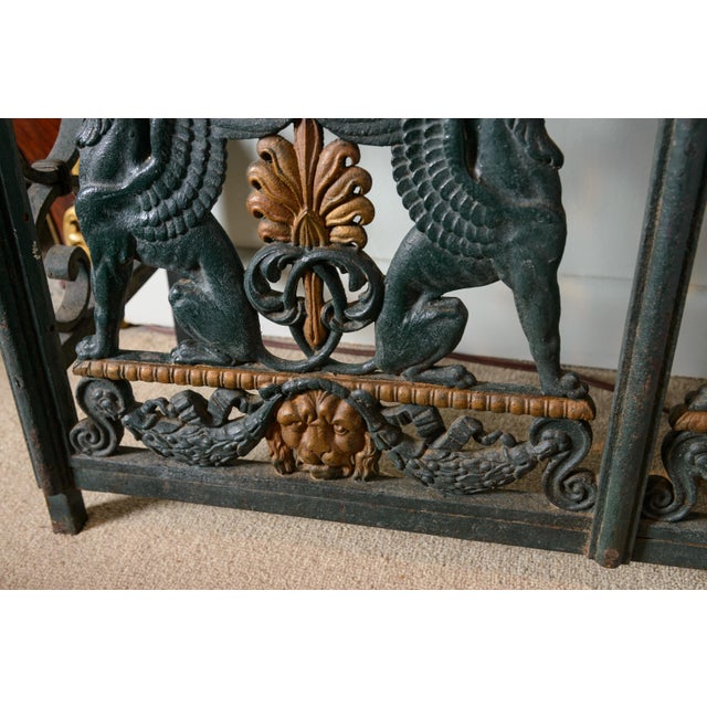 Expressionism Marble and Steel Heat Register Cover/ Console For Sale - Image 3 of 8