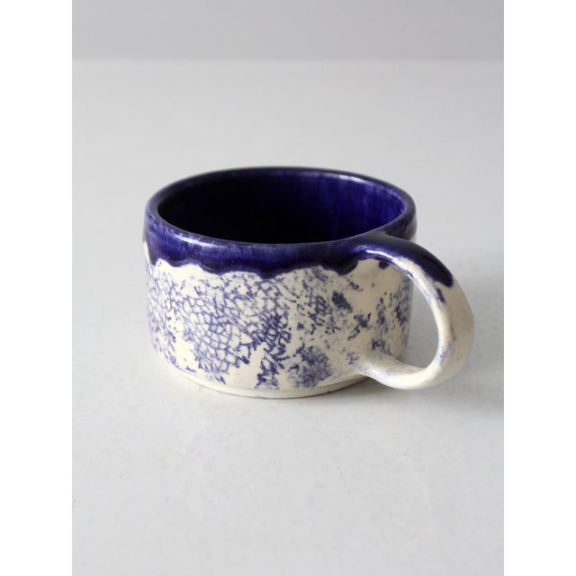 Ceramic Vintage Studio Pottery Mug For Sale - Image 7 of 10