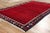 Textile Vintage Persian Lori Solid Red Field Rug - 05'03 X 08'05 For Sale - Image 7 of 9