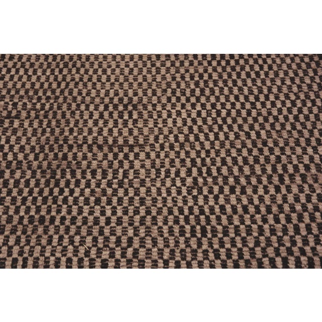 Large Geometric Checkerboard Contemporary Modern Rug, Country Of Origin: Central Asia, Circa Date: Modern Rug