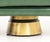 Mid 20th Century Borgade Green Leather Swivel Tub Chairs, Pair For Sale - Image 5 of 7