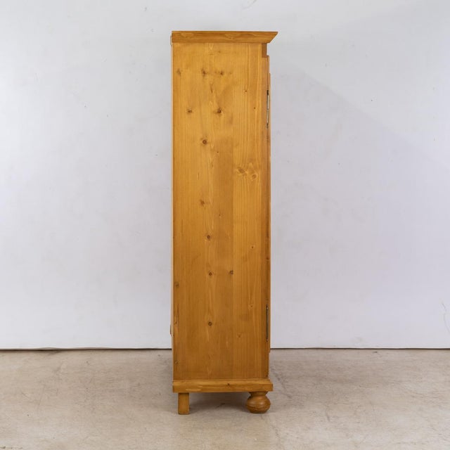 Wood Softwood 2-Door Linen Cupboard For Sale - Image 7 of 10