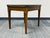 Wood Baker Furniture French Louis XVI Style Accent Table Brass Gallery For Sale - Image 7 of 10