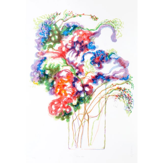 Impressionist Ronald Julius Christensen, Winter Bells, Lithograph For Sale - Image 3 of 3