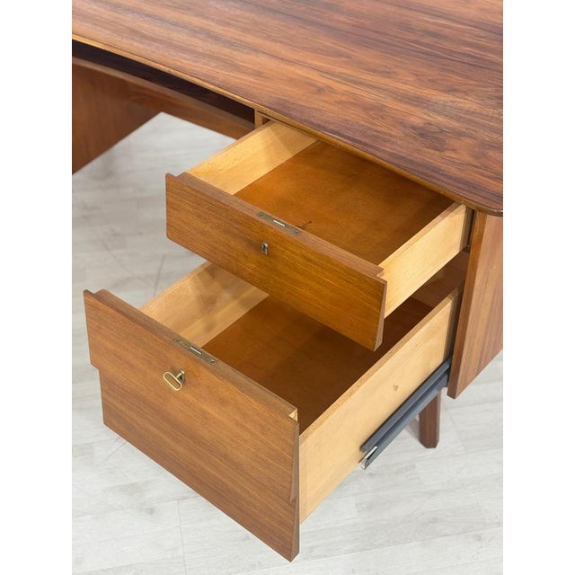Wood Vintage Desk in Pine For Sale - Image 7 of 10