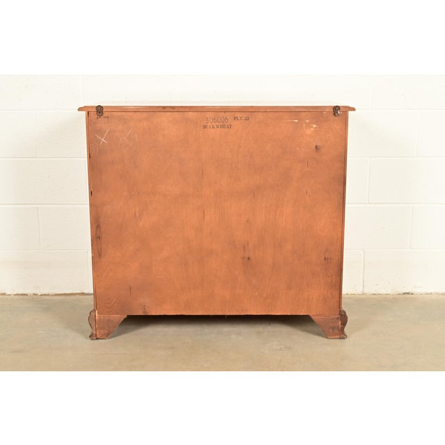 Kling American Colonial Solid Maple Server or Bar Cabinet, Circa 1960s For Sale - Image 11 of 12