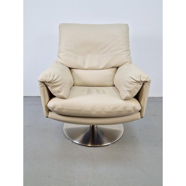 Cece Swivel Chair in Leather from Leolux For Sale - Image 16 of 16