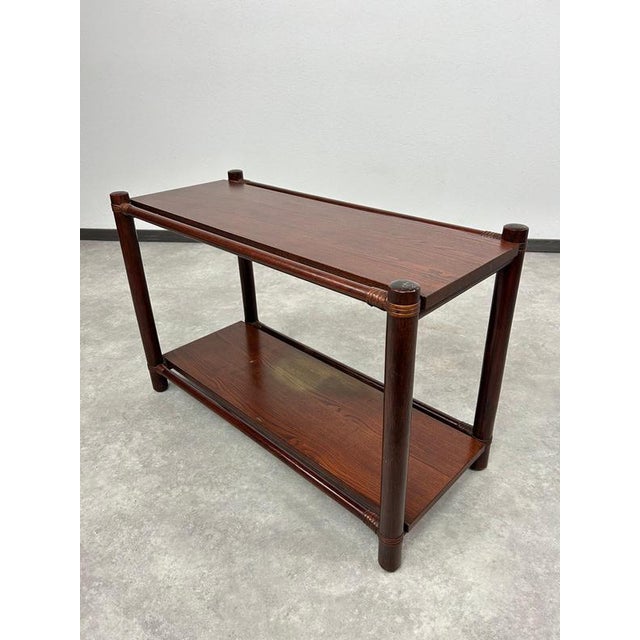 1970s Mid-Century Modern Bamboo Side Table from Gervasoni, 1970s For Sale - Image 5 of 12