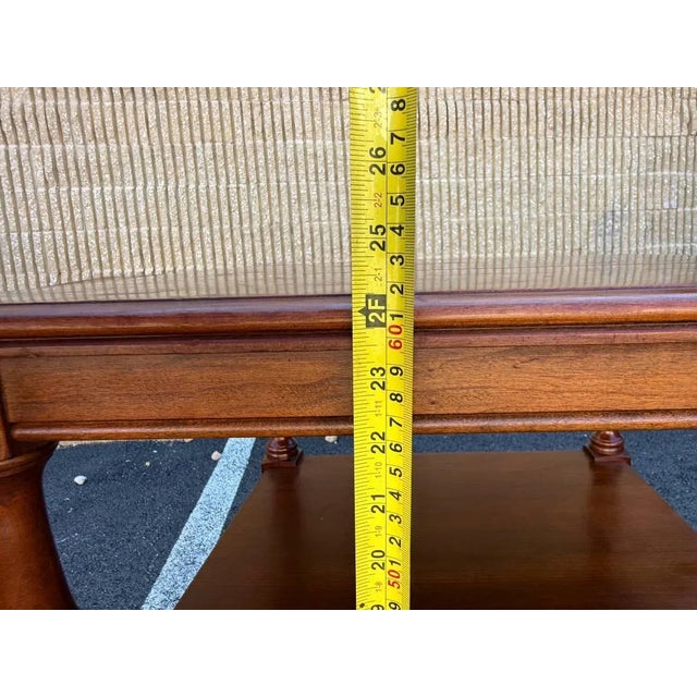 Vintage Pensylvania House Traditional 2 Tier Side Table For Sale - Image 11 of 16