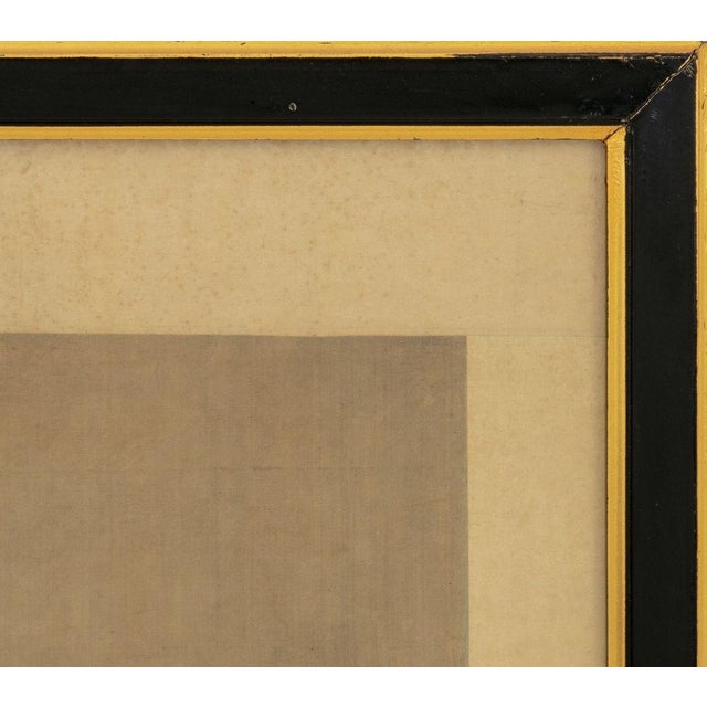 Chinese Portrait of a Woman Gouache on Silk For Sale - Image 4 of 5