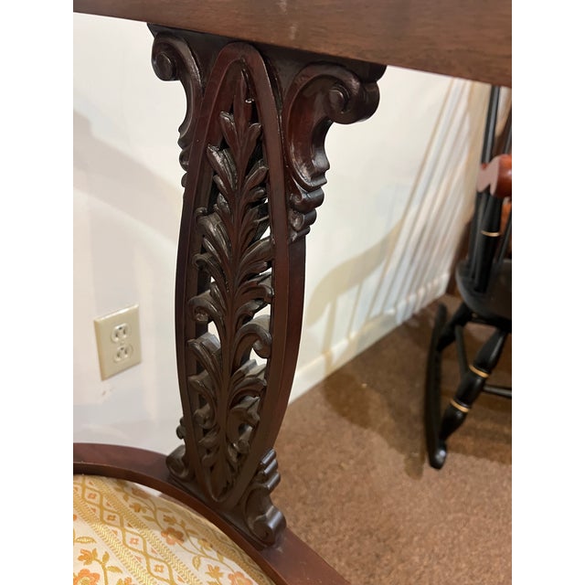 Chinese Mother of Pearl and Brass Inlay 19th Century Chair | Chairish