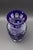 Mid 20th Century Bohemian Czech Cobalt Blue Cut to Clear Crystal Vase With Sawtooth Rim For Sale In Miami - Image 6 of 10