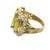 Lovely Yellow Sapphire & Diamond 18k Yellow Gold Cocktail Ring For Sale In Miami - Image 6 of 6