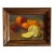 Vintage 1965 Impressionist Still Life Oil Painting of Fruit For Sale