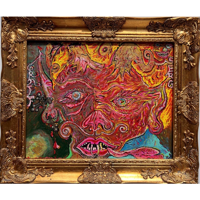 “Apocalypse: Lost Soul Catcher” – Original Painting by Serg Graff (2022) Step into the blazing vision of the apocalypse...