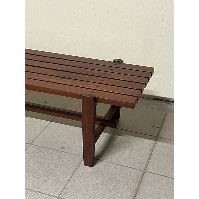 Vintage Danish Teak Bench, 1960s For Sale - Image 3 of 18