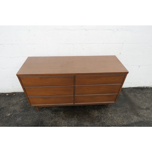 Mid Century Modern Low Dresser Bathroom Vanity For Sale - Image 9 of 12