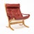 Mid-Century Modern Pair of Ingmar Relling Leather “Siesta” Lounge Chairs, Red Leather For Sale - Image 3 of 9