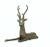 Late 20th Century Vintage Large Brass Deer Statue For Sale - Image 5 of 11