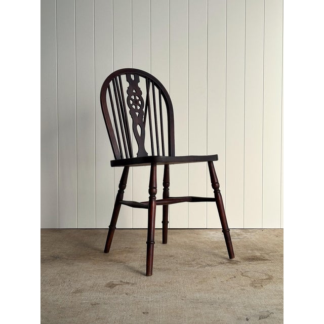 Antique English Windsor Dining Chairs, Set of 4 For Sale - Image 10 of 18