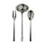 Contemporary Mepra Linea 3-Piece Serving Set, Oro Black For Sale - Image 3 of 3