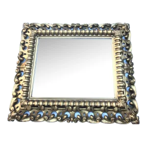 Antique Italian Gilt Wood Mirror