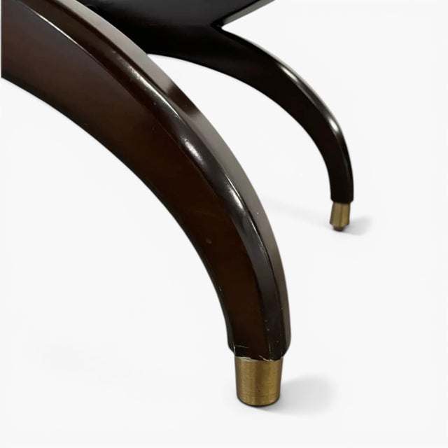 2010s Lee Jofa Curule Benches- A Pair For Sale - Image 5 of 6