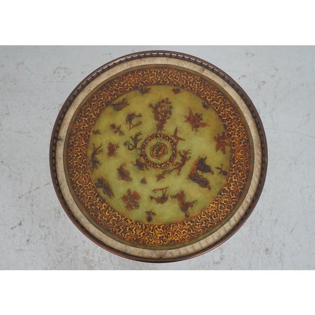 Maitland Smith Chinoiserie Round Drum Table For Sale In Philadelphia - Image 6 of 18