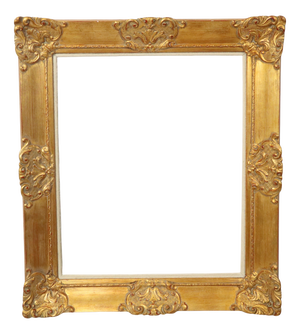 Large Vintage Baroque Style Gilt Frame