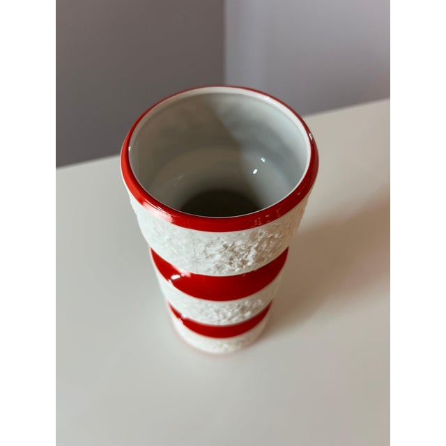 Vase in Red from Royal Porzellan Bavaria KPM For Sale - Image 4 of 10