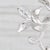 Galatea 0.20ctw Yellow Sapphire Dangle Flower Earrings 14k White Gold Drop - 2 Pieces For Sale - Image 4 of 5