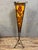 Art Nouveau Floor Lamp in Wrought Iron and Pâte de Verre with Tulips, 1970s For Sale - Image 4 of 5