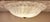 Goldenrod Flat Vintage Italian Ceiling Lamp with Wavy Ice Glass Shade, 1980s For Sale - Image 8 of 8
