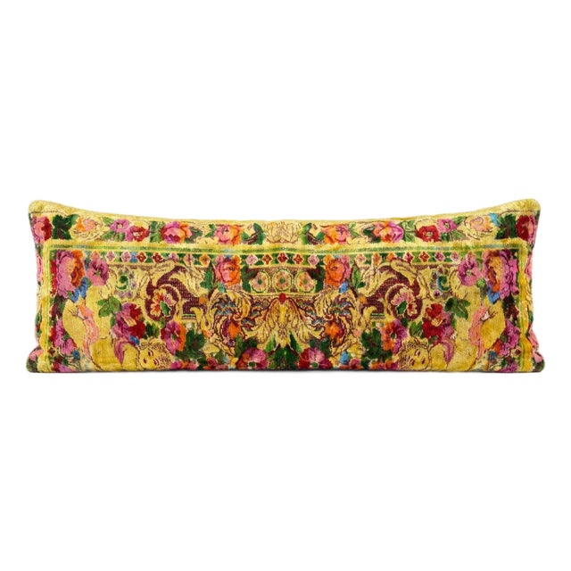 Turkish Velvet Bedding Pillow Cover 16'' X 48'' For Sale