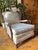 Mid- 20th Century Vintage French Bergere Empire Style Swan Armchair in White For Sale In New York - Image 6 of 9