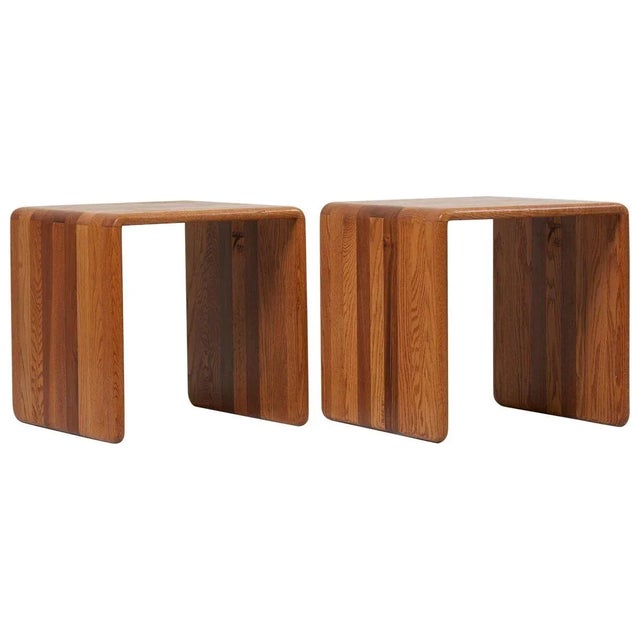 Set of Ribbon Stools by James Rannefeld for Jawar Studio, USA, 1970s For Sale - Image 8 of 8