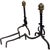 Baroque Handsome Antique Baroque Wrought Iron and Brass Fireplace Andirons For Sale - Image 3 of 3