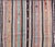 Measures: 3'7 x 5'7 Vintage Turkish Kilim in Multi Colors and Geometric Tribal Motifs. Keivan Woven Arts/ rug/ TU-...