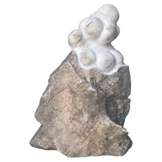 Hand Carved Marble Sculpture by Tom Von Kaenel For Sale